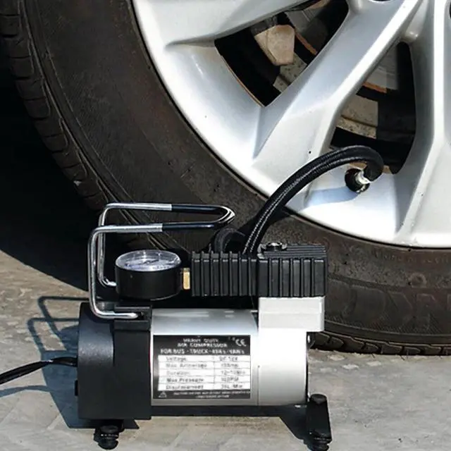 Alt view image 6 of 7 - Heavy Duty 12V Portable 150PSI Car Tyre Auto Tire Inflator Pump Air Compressor