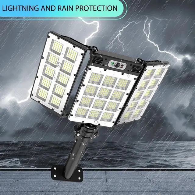 Alt view image 5 of 7 - Outdoor Solar Street Light Motion Sensor Lamp Commercial Dusk To Dawn Road Lamp