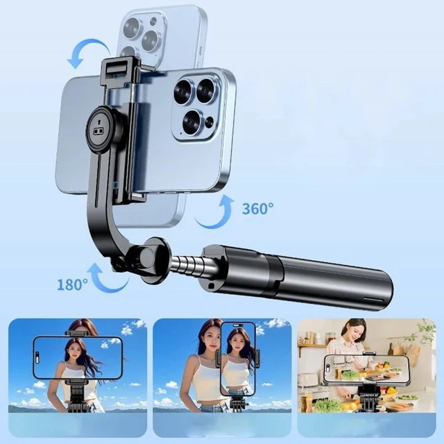 Alt view image 6 of 7 - Phone Selfie Stick Travel Tripod Wireless Remote Extendable for iPhone/Android