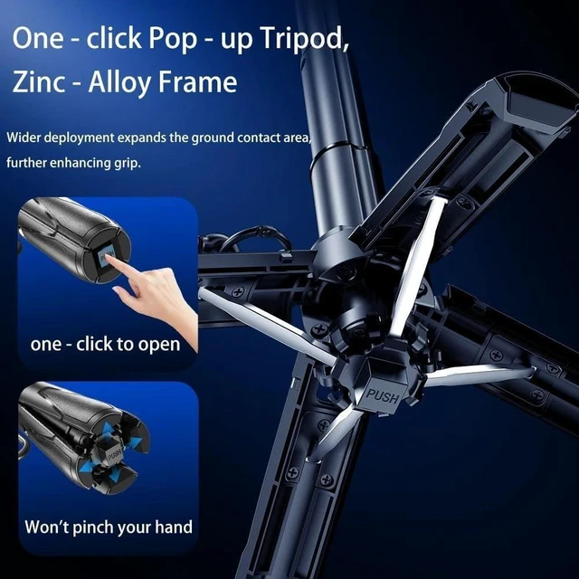 Alt view image 5 of 7 - 4 in 1 Multifunctional Magnetic Selfie Stick Tripod Remote for Travel Vlogging