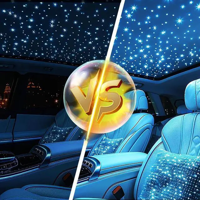 Alt view image 6 of 7 - 1000PCS Twinkle Meteor Fiber Optic Star Lights for Car APP & Remote Control
