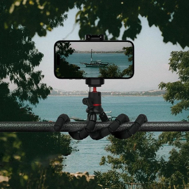 Alt view image 5 of 7 - 360 Rotation Flexible Octopus Tripod for Smartphone/DSLR/Sports Action Camera US