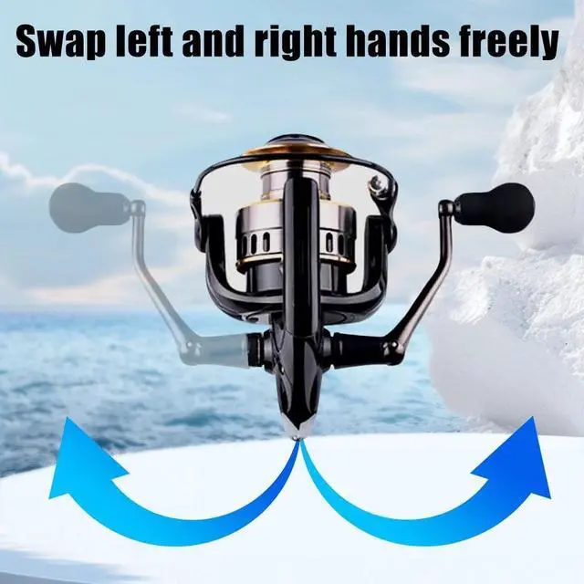Alt view image 2 of 7 - Ultra Light 1000~7000 5.2:1 Gear Ratio CNC Metal Spool Spinning Fishing Reel