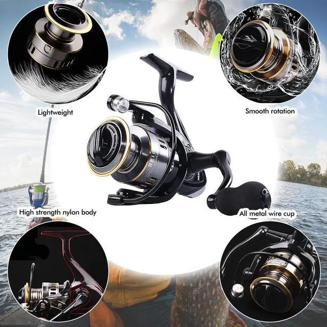 Alt view image 5 of 7 - Ultra Light 1000~7000 5.2:1 Gear Ratio CNC Metal Spool Spinning Fishing Reel