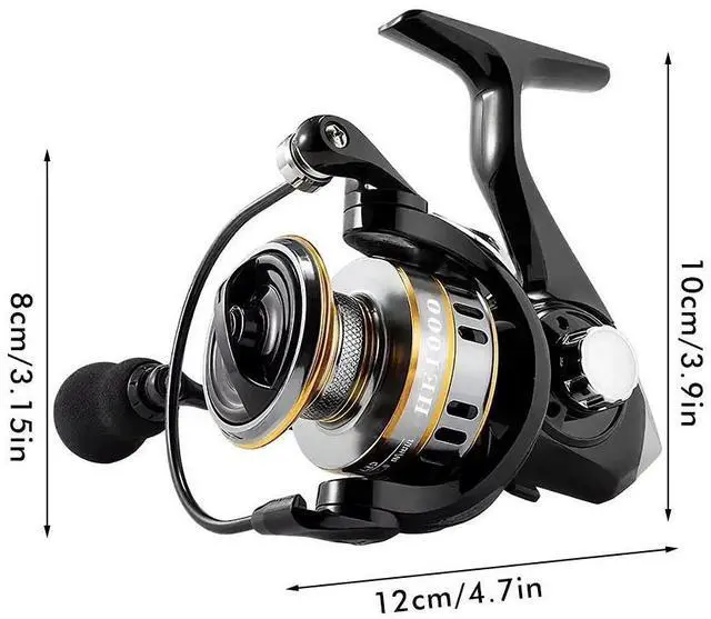 Alt view image 7 of 7 - Ultra Light 1000~7000 5.2:1 Gear Ratio CNC Metal Spool Spinning Fishing Reel