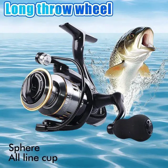 Alt view image 4 of 7 - Ultra Light 1000~7000 5.2:1 Gear Ratio CNC Metal Spool Spinning Fishing Reel