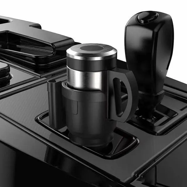 Alt view image 3 of 7 - 2-in-1 Car Cup Holder Expander Adapter with Phone Holder Organizer For Drinks US