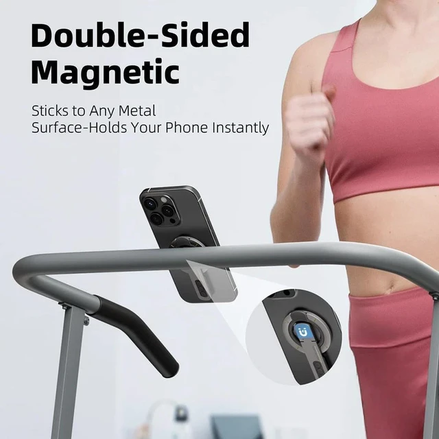 Alt view image 2 of 7 - Magnet Phone Grip for Magsafe 360°Roration Gym Phone Holder Stand Ring Kickstand