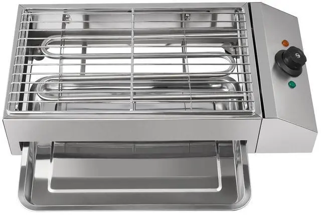 Alt view image 3 of 7 - Electric Indoor outdoor Grill Portable Smokeless Non-Stick Cooking BBQ Griddle