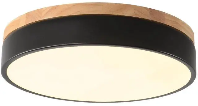 Alt view image 7 of 7 - Dimmable LED Close to Ceiling Light Mount Ceiling Light Circle Lighting