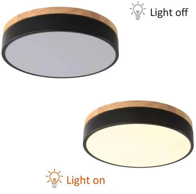 Alt view image 5 of 7 - Dimmable LED Close to Ceiling Light Mount Ceiling Light Circle Lighting