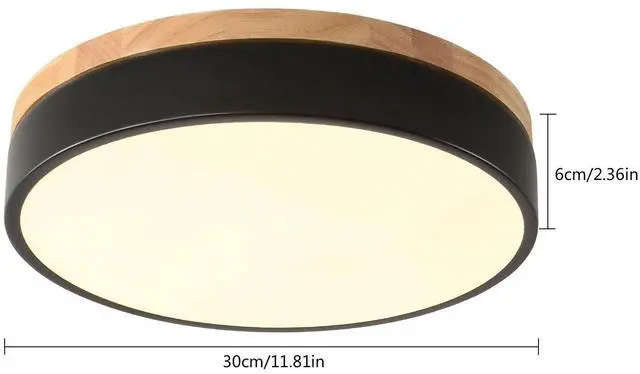 Alt view image 6 of 7 - Dimmable LED Close to Ceiling Light Mount Ceiling Light Circle Lighting