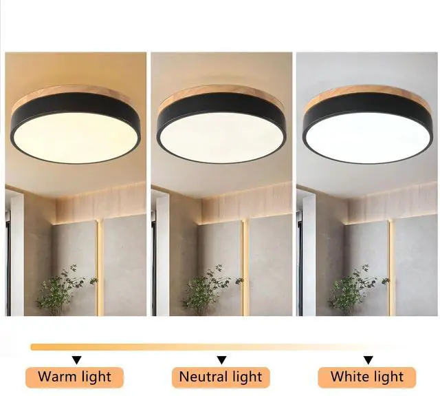 Alt view image 4 of 7 - Dimmable LED Close to Ceiling Light Mount Ceiling Light Circle Lighting