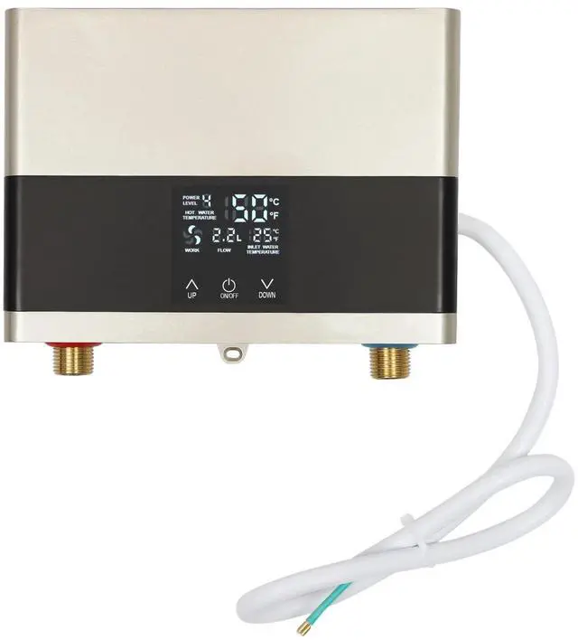 Alt view image 5 of 7 - 4000W Electric Tankless Water Heater Constant Temperature Instant Boiler