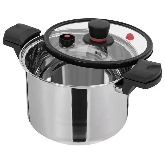 Alt view image 4 of 7 - Pressure Pot, Pressure Cooker, 201 Stainless Steel Pressure Pot US NEW