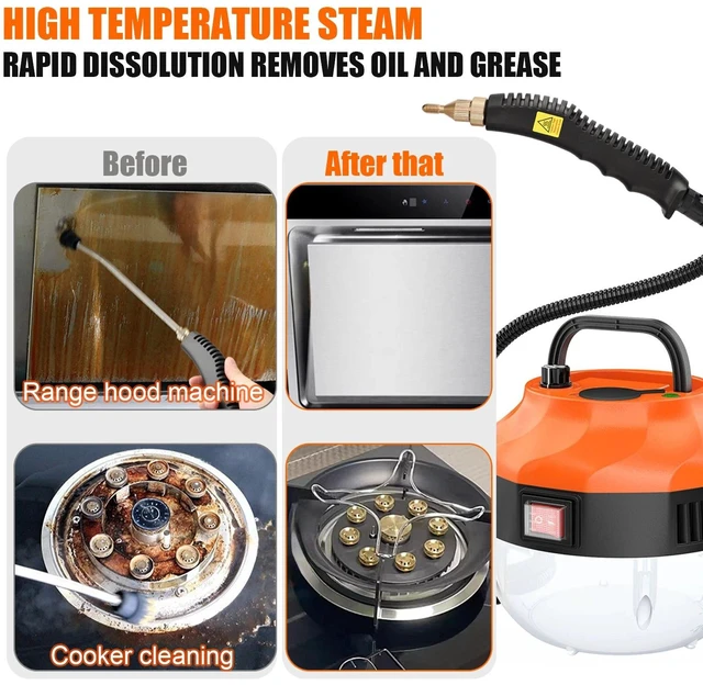 Alt view image 7 of 7 - 3800W Heavy-Duty High Pressure Steam Cleaner Household Car Cleaning Machine