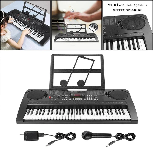 Alt view image 7 of 7 - 61 Key Music Electronic Keyboard Electric Digital Piano Organ Kids Xmas Gift