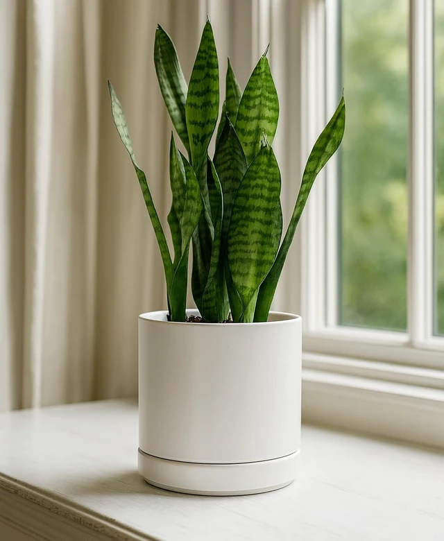 Alt view image 7 of 7 - D'vine Dev 6.5 Inch Ceramic Planter Pot, White, 94-O-C-1