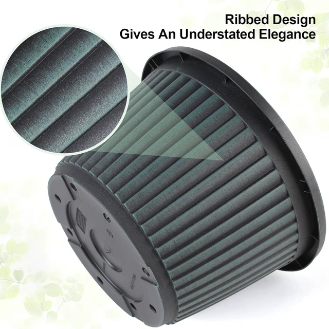 Alt view image 3 of 7 - Planter-Pots-for-Plants-Indoor-Outdoor, 4 Pack 10 Inch Plastic Flower Pots with Saucer & Drainage Holes, Modern Garden Planters for Planting Medium Large PlantsDecorative Resin Garden Pots