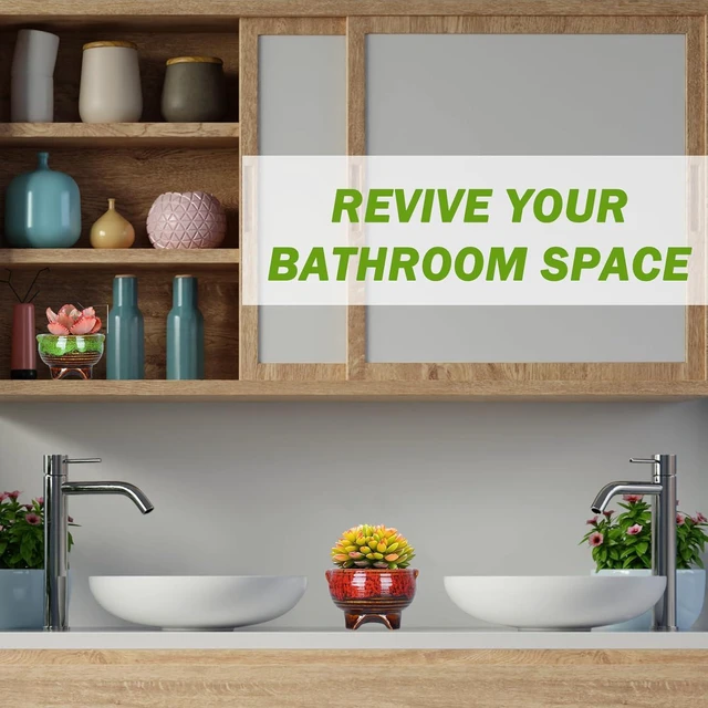 Alt view image 5 of 7 - Succulent Pots, 4 Inch Small Ceramic Pots for Indoor Plants