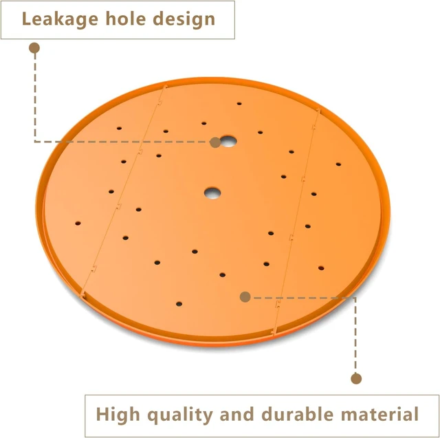 Alt view image 5 of 7 - 2Pcs 10" Round Planter Insert, with Drainage Holes to Save Potting Soil