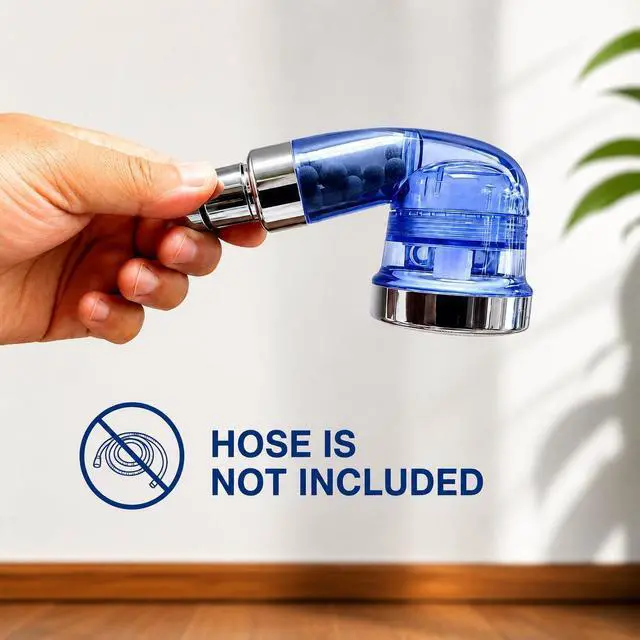 Alt view image 7 of 7 - Socila Blue Sprayer Head 3 Function With Filter For Shampoo Bowl, High Pressure And Water Saving, Filter For Dry & Frizz Hair