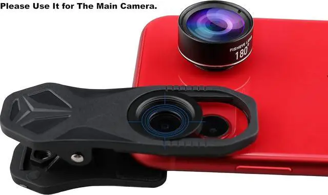 Alt view image 4 of 6 - 180° fisheye Lens for iPhone Samsung Google Android Smartphone,with Clip,Cell Phone Lens,anamorphic Lens,Funny Pictures