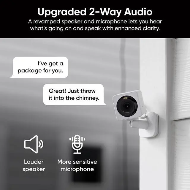 Alt view image 4 of 7 - WYZE Cam OG Indoor/Outdoor Security Camera with Color Night Vision