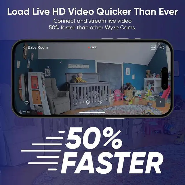 Alt view image 7 of 7 - WYZE Cam OG Indoor/Outdoor Security Camera with Color Night Vision