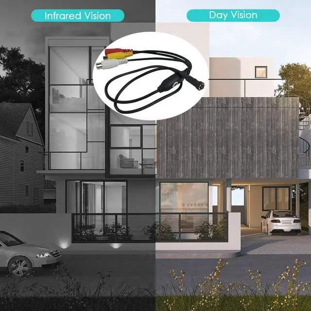 Alt view image 7 of 7 - Vanxse® CCTV Mini Security Camera Hd 3.6mm 90degree 1000tvl 6PCS Infrared IR LEDs Night Vision Pipe Snake Inspection Camera Mini CCTV Surveillance Indoor Camera