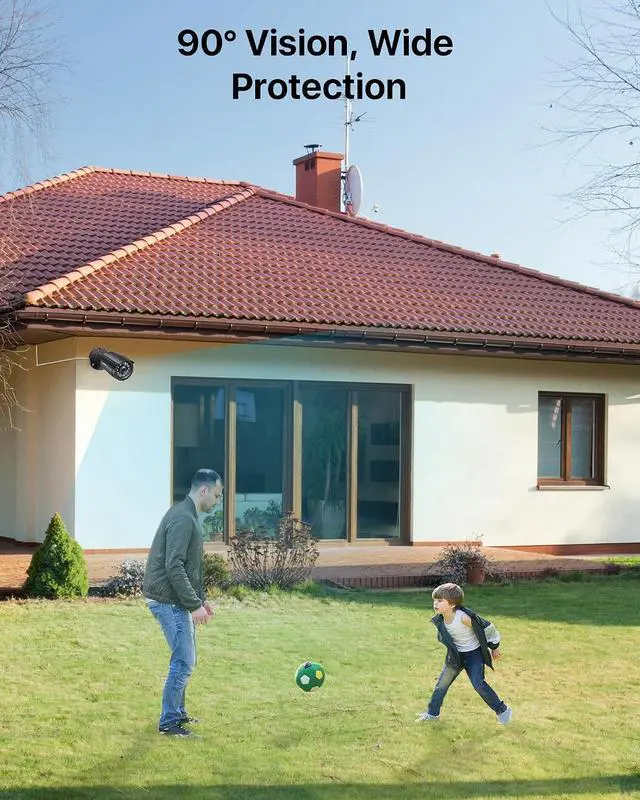 Alt view image 2 of 7 - ZOSI 2.0MP FHD 1080p Security Camera Outdoor/Indoor (Hybrid 4-in-1 HD-CVI/TVI/AHD/960H Analog CVBS),24PCS LEDs,80ft Night Vision,Weatherproof Surveillance CCTV Bullet Camera