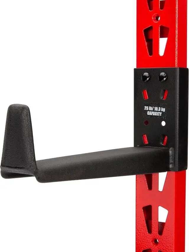 Alt view image 5 of 7 - CRAFTSMAN 6-Arm, 10-Inch Deep Cantilever Rack Workshop for Wood, Lumber or Pipe Storage System, Arms Feature Anti-Marring Rubberized Coating and Roll Stops, 150-pound Capacity