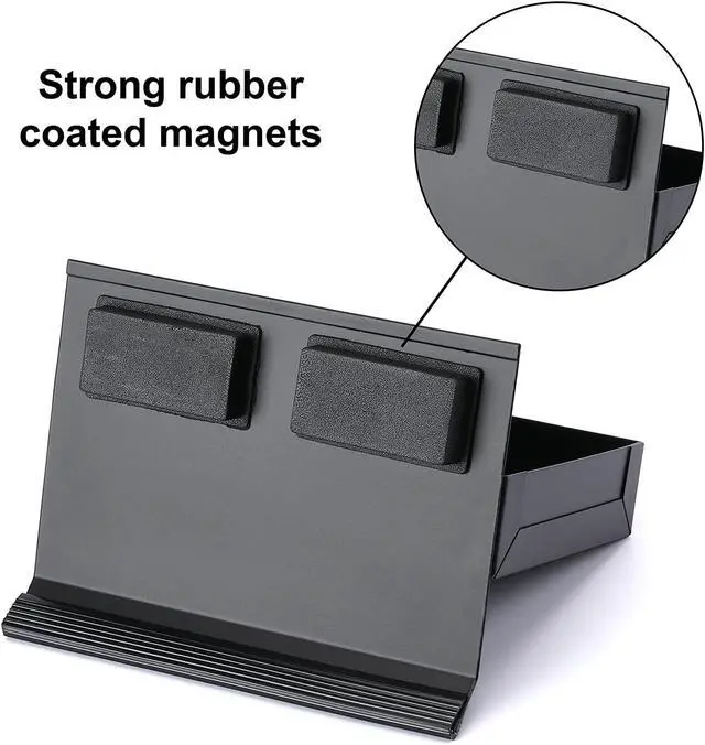 Alt view image 2 of 7 - Mayouko Magnetic Toolbox Shelf, Tray and Holder, 4-Piece Magnetic Toolbox Tray Set Tool Box Cabinet Side Shelf Storage, Workshop