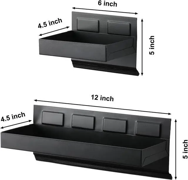 Alt view image 4 of 7 - Mayouko Magnetic Toolbox Shelf, Tray and Holder, 4-Piece Magnetic Toolbox Tray Set Tool Box Cabinet Side Shelf Storage, Workshop