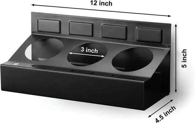 Alt view image 7 of 7 - Mayouko Magnetic Toolbox Shelf, Tray and Holder, 4-Piece Magnetic Toolbox Tray Set Tool Box Cabinet Side Shelf Storage, Workshop