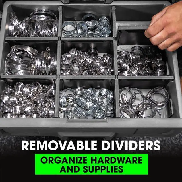 Alt view image 6 of 7 - FLEX STACK PACK Storage System 2-Drawer Tool Box - FS1106