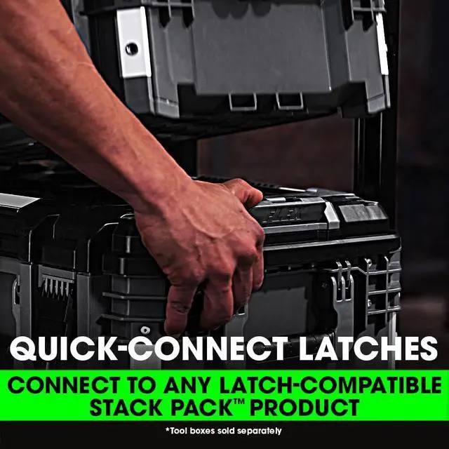 Alt view image 7 of 7 - FLEX STACK PACK Storage System 2-Drawer Tool Box - FS1106