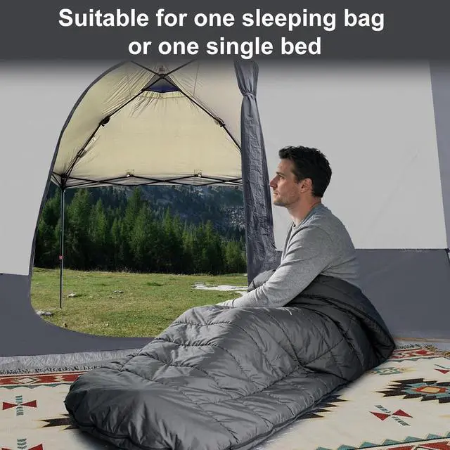 Alt view image 7 of 7 - KAMPKEEPER Side Tent,1/2 Person Camping Tent for 10' x 10' Pop Up Canopy