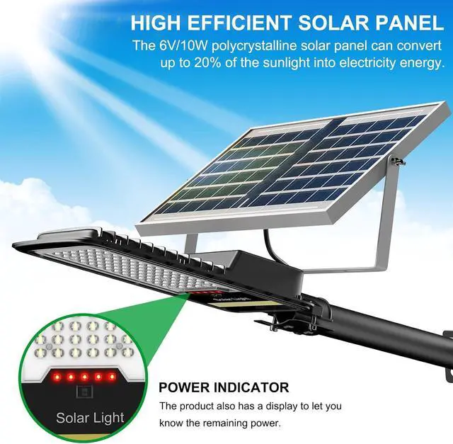 Alt view image 2 of 7 - Engrepo Solar Street Lights Outdoor