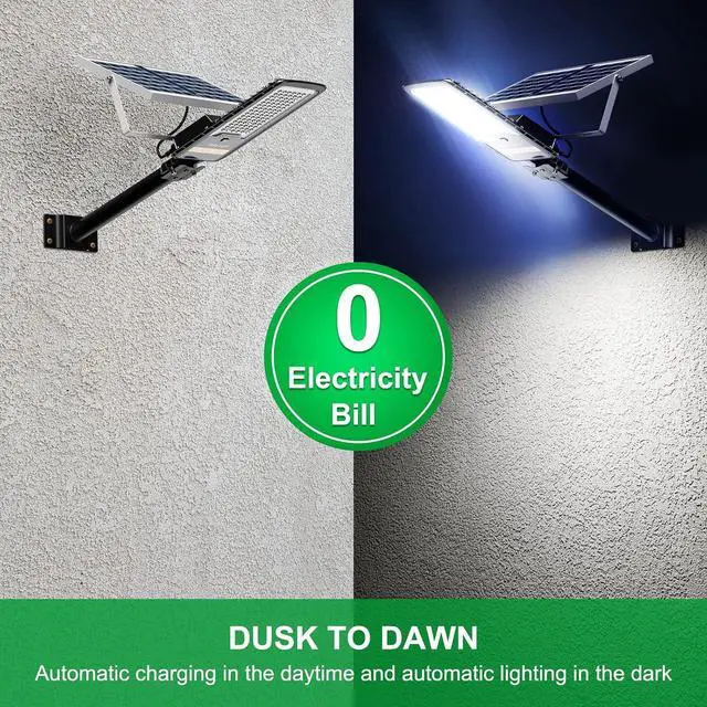 Alt view image 5 of 7 - Engrepo Solar Street Lights Outdoor