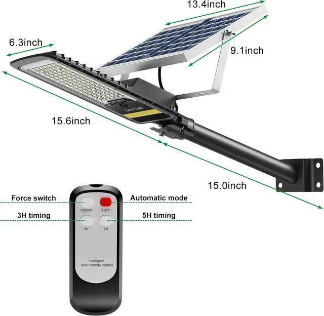 Alt view image 6 of 7 - Engrepo Solar Street Lights Outdoor