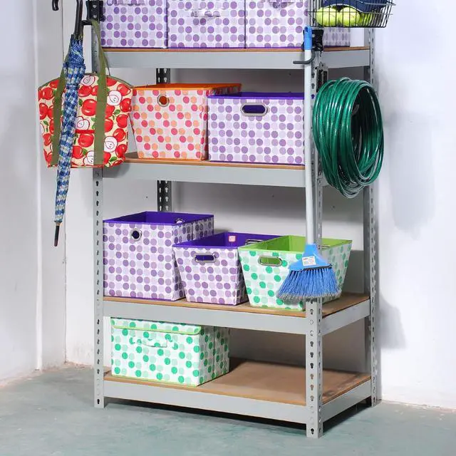 Alt view image 7 of 7 - Wallmaster Boltless Shelving Hooks for 1.5 inch Keyhole Shelving Unit 7 Pcs