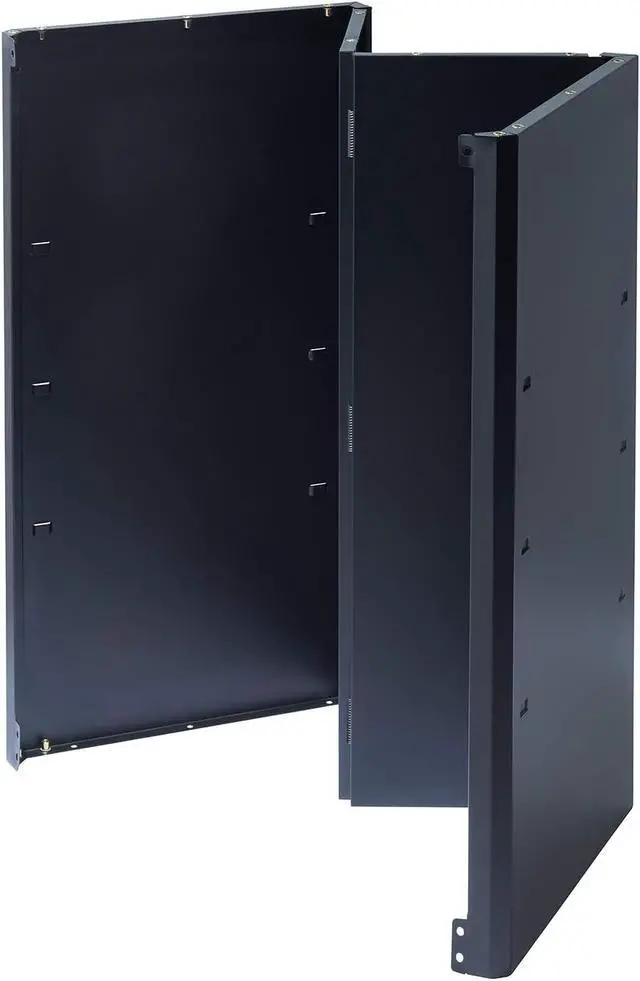 Alt view image 7 of 7 - Trinity 24 Inch Garage Wall Storage Cabinet, 22 Gauge Steel, Wall-Mount, Adjustable Shelf and Reversible Door for Tools, Cleaning Supplies, and More, Black
