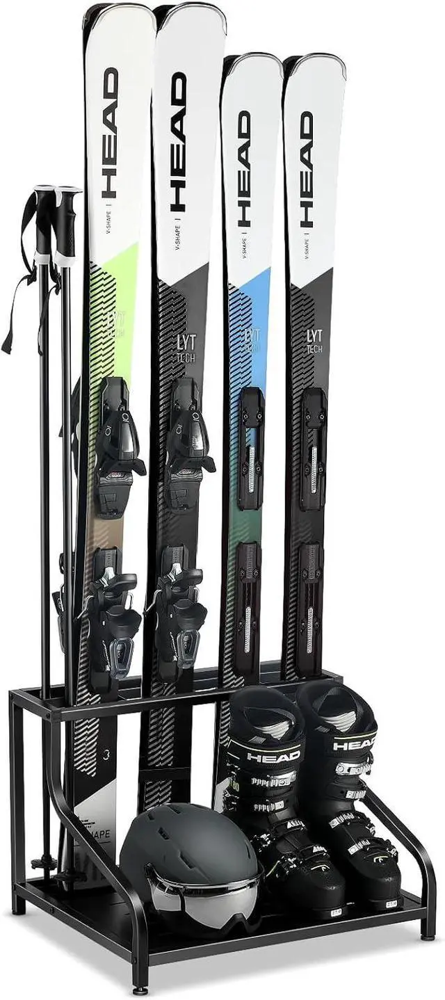 Main image of FHXZH Ski Storage Rack for Garage - Freestanding Ski Holders
