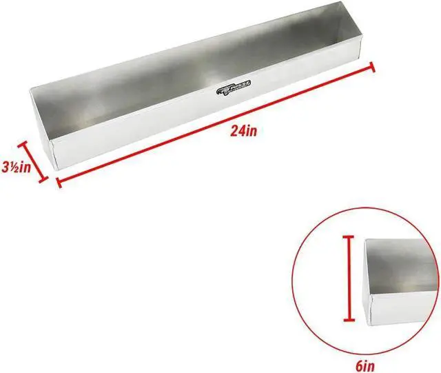 Alt view image 2 of 7 - Pit Posse 567 Aerosol Shelf 8 Mount Spray Can Holder Trailer Garage Cabinet Organizer - Made in USA - Holds 8 Aerosol Cans - Shop Enclosed Race Trailer Accessory Aluminum Multi Use Storage (Silver)