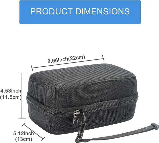 Alt view image 5 of 7 - RAIACE Hard Travel Storage Case Compatible with Anker 27,650mAh 250W PowerBank + Anker 100W Charging Base. (case only) - Black