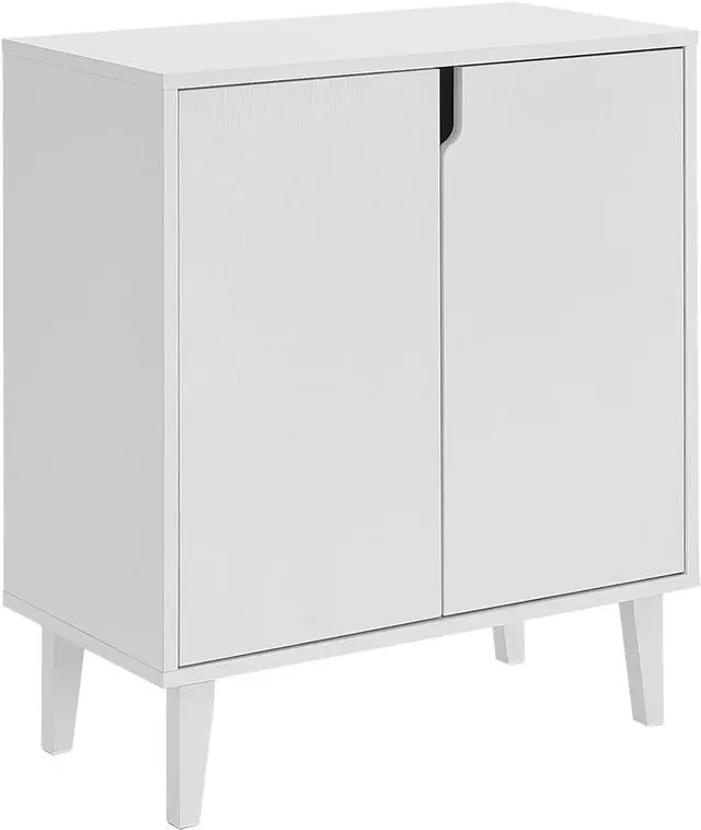 Main image of Panana White Coffee Bar Cabinet, Farmhouse Kitchen Sideboard Buffet Storage Cabinet White Accent Sideboard Buffet Cabinet for Kitchen, Dining Room, Living Room, Hallway