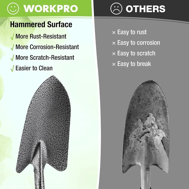 Alt view image 5 of 7 - WORKPRO 6-Piece Garden Tool Set