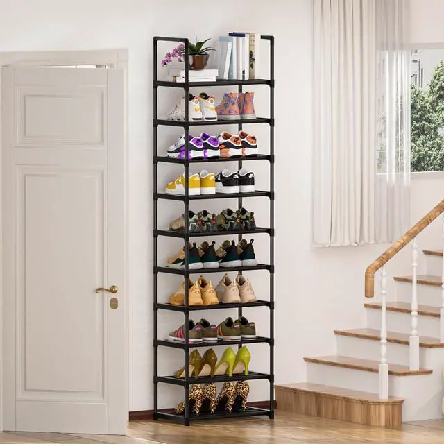 Alt view image 2 of 7 - OYREL Shoe Rack - Sturdy Metal Shoes Storage Organizer for Closet, Entryway