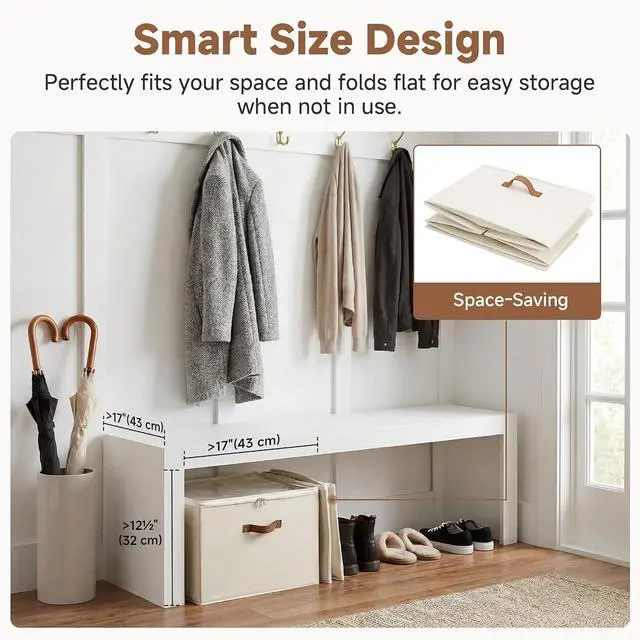 Alt view image 4 of 7 - StorageWorks 16-Pair Shoe Organizer for Closet, Adjustable Dividers, Beige